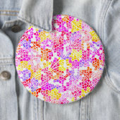 Niedliche bunte, gürtelförmige Blume Button (Beispiel)