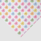 Niedliche, bunte Konversationsmuster Seidenpapier (Detail)