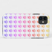 Niedliche bunte Pfoten Case-Mate iPhone Hülle (Rückseite (Horizontal))