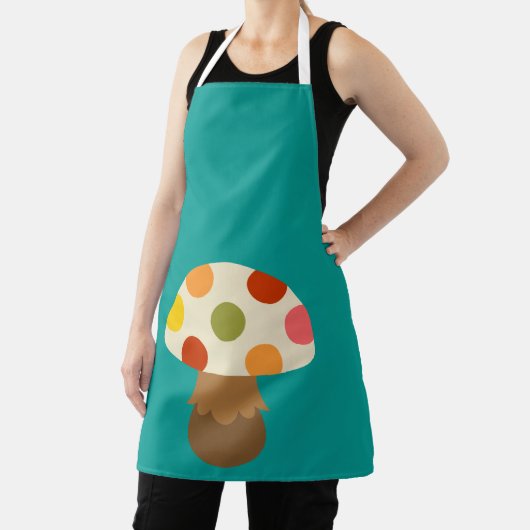 Niedliche bunte Pilze Schürze (InSitu)