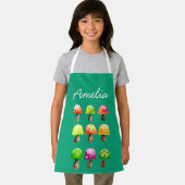 Niedliche bunte Pilze Schürze (Insitu)