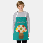 Niedliche bunte Pilze Schürze (Getragen)