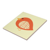 Niedliche, bunte Raubvögel Keramik Fliese (Seite)