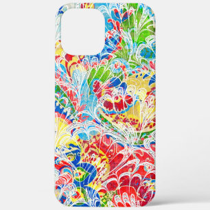 Niedliche bunte Vintage Blüte Case-Mate iPhone Hülle