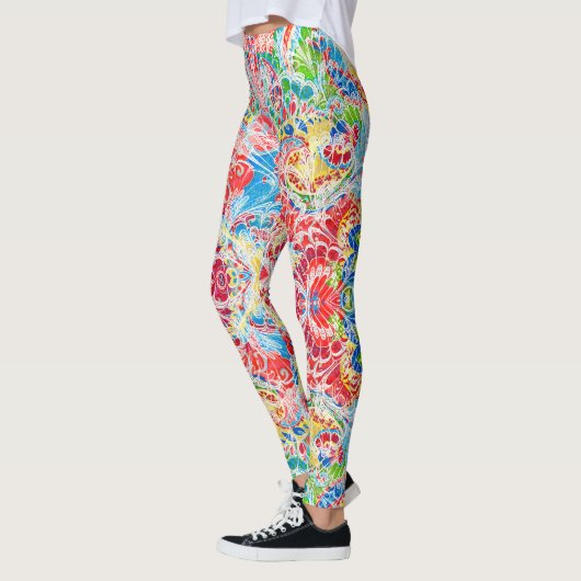 Niedliche, bunte Vintage Leggings (Links)