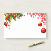 Niedliche, bunte Weihnachtsschmuck, Urlaub Post-it Klebezettel (Auf Schreibtisch)