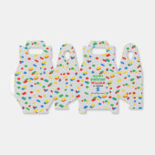 Niedliche Bunte Ziegel Gebäude Blocks Kindergeburt Geschenkschachtel (Ungefaltet)