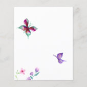 Niedliche Butterfly-Baby-Vorhersagen und Ratschläg (Rückseite)