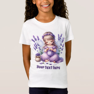 Niedliche Butterfly-Fantasie-Einhornmädchen T-Shirt