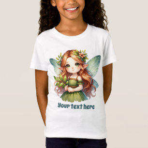 Niedliche Butterfly-Fantasie-Einhornmädchen T-Shirt