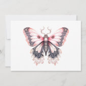 Niedliche Butterfly Geburtstagsparty Einladung (Rückseite)