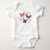 Niedliche Butterfly Girl Baby Strampler (Vorderseite)