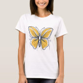 Niedliche Butterfly Girls' T - Shirt - Charming &  (Vorderseite)
