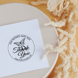 Niedliche Butterfly Handmade Small Business Vielen Gummistempel