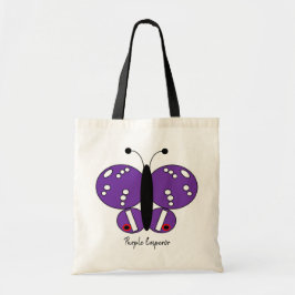 Niedliche Butterfly-Tasche - Lila Kaiser Tragetasche