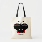 Niedliche Butterfly Tote Bag - Roter Admiral Tragetasche (Vorne)