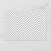 Niedliche Button Babyduschkarte Begleitkarte (Rückseite)