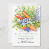 Niedliche Cabbage Patch Babydusche Einladung (Vorderseite)