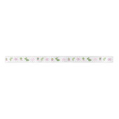 Niedliche Cacti Baby Duschfavoriten Wrap Pink Whit Satinband (Vorderseite)