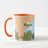 Niedliche Cacti Blue Sky Tasse (Links)