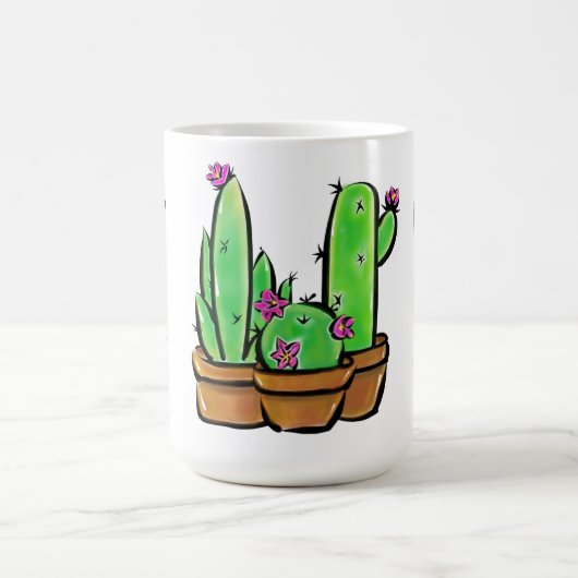 Niedliche Cactus cacti succules beste Mutter aller Kaffeetasse (Mittel)