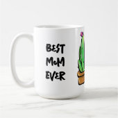 Niedliche Cactus cacti succules beste Mutter aller Kaffeetasse (Links)