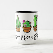 Niedliche Cactus cacti succules beste Mutter aller Tasse (Zentrum)