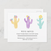 niedliche Cactus Zuhause, die Postkarte verschiebe (Vorne/Hinten)