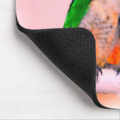 Niedliche Caique Parrot Pair Bird Art Mousepad (Ecke)