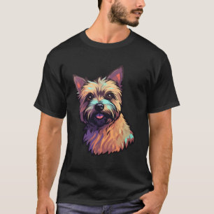 Niedliche Cairn Terrier Art für Hunde Hunde Hunde T-Shirt