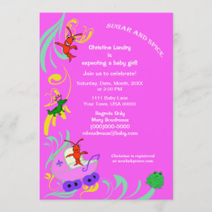 Niedliche Cajun Lebewesen ist es eine Einladung