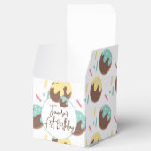 Niedliche Cakepop Balls Erster Geburtstag Sprinkle Geschenkschachtel (Geöffnet)