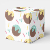 Niedliche Cakepop Balls Erster Geburtstag Sprinkle Geschenkschachtel (Rückseite)
