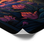 Niedliche Calla Lily Blume für die Natur Lover Lil Poster (Ecke)