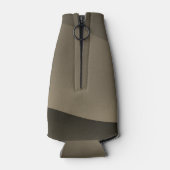 Niedliche Camouflage Design Individuelle Name Mod Flaschenkühler (Rückseite)