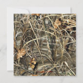 Niedliche Camouflage Feuer Hydranten Geschlecht Au Einladung (Rückseite)