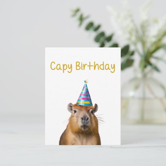 Niedliche Capybara (Stehend Vorderseite)