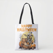 Niedliche Capybara Halloween Tote Tag Tasche (Vorderseite)