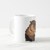 niedliche Capybara Kaffeetasse (Vorderseite Links)