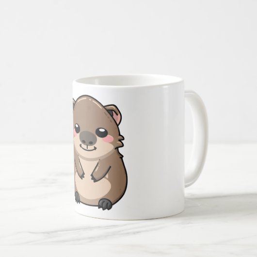 niedliche Capybara Kaffeetasse (VorderseiteRechts)