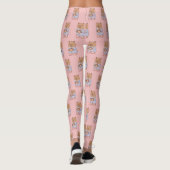 Niedliche Capybara-Leggings | Adortable Animal Pri Leggings (Rückseite)