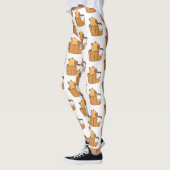 Niedliche Capybara-Leggings - Fun Animal Print Yog Leggings (Links)