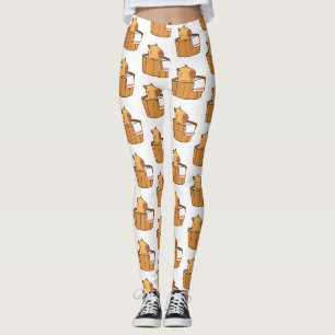 Niedliche Capybara-Leggings - Fun Animal Print Yog Leggings