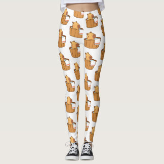 Niedliche Capybara-Leggings - Fun Animal Print Yog Leggings