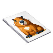 Niedliche Capybara Notizblock (Rechte Seite)