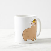 Niedliche Capybara-Tasse Kaffeetasse (VorderseiteRechts)