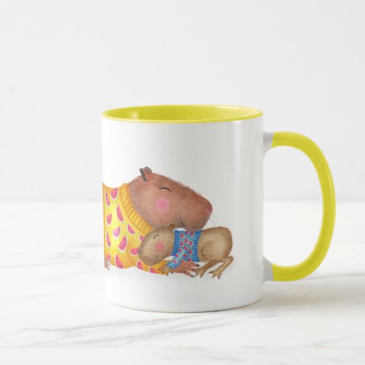 Niedliche Capybara-Tasse Tasse (Rechts)