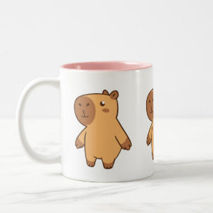 Niedliche Capybara-Tasse Toller Tierkaffee Zweifarbige Tasse
