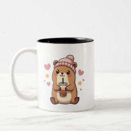 Niedliche Capybara-Tasse Zweifarbige Tasse