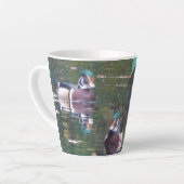 Niedliche Carolina Duck Design Latte Tasse (Linke Ecke)